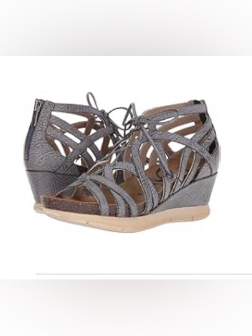 OTBT Nomadic Navy Lace-Up Gladiator Sandals